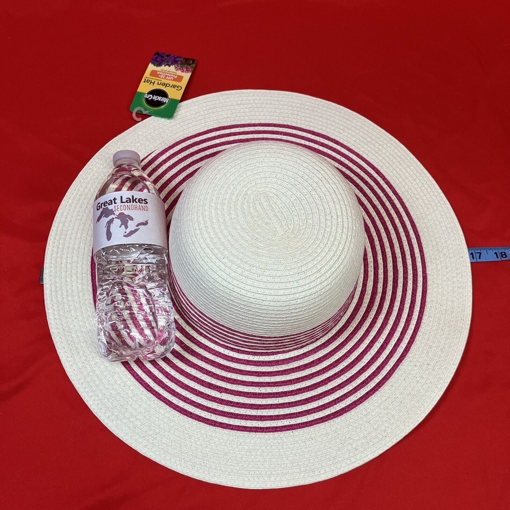 Miracle Grow Garden Hat / Women's / 30+ SPF / Pink / Sun Gardening Boating Beach - Picture 4 of 14